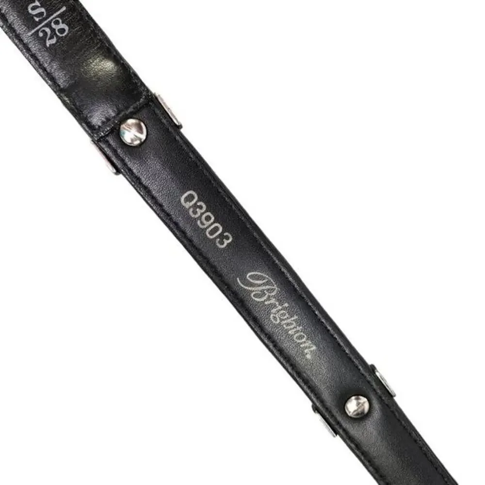 Brighton black leather